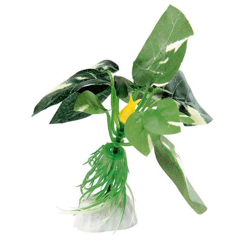 Ferplast (Ферпласт) Silk plant Anubias - Пластикова декоративна рослина для акваріума (3,5х2х10 см) в E-ZOO