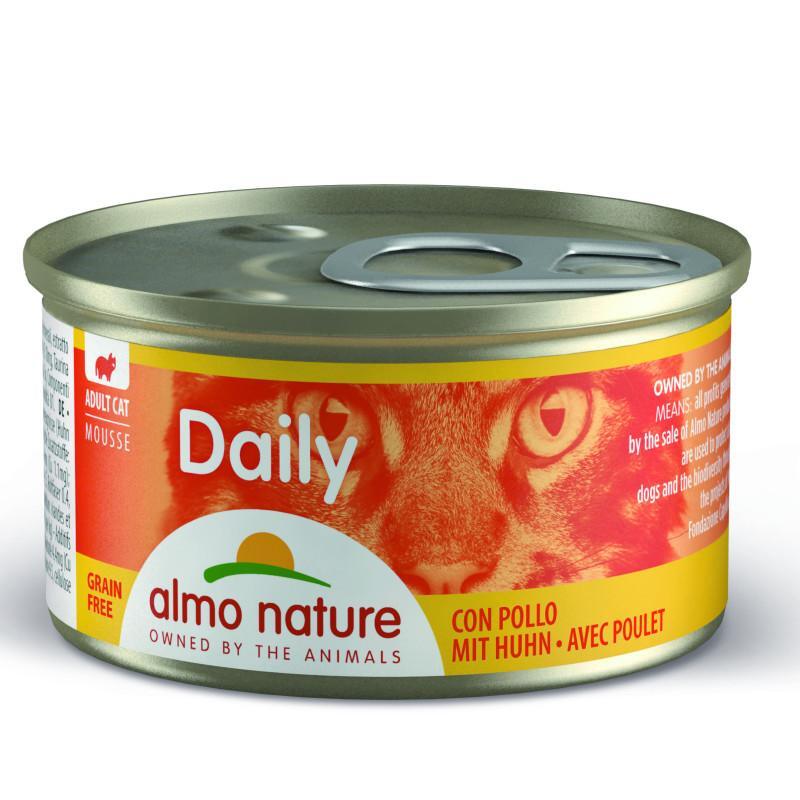 Almo Nature (Альмо Натюр) Daily Menu Cat - Консервированный корм "Мусс с курицей" для кошек (85 г) в E-ZOO