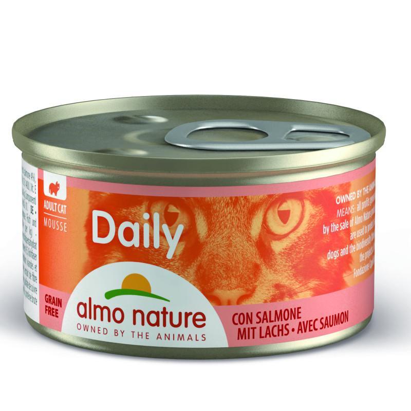 Almo Nature (Альмо Натюр) Daily Menu Cat - Консервований корм "Мус з лососем" для котів (85 г) в E-ZOO