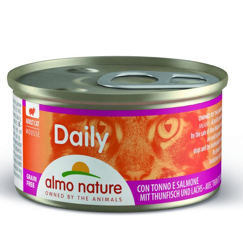 Almo Nature (Альмо Натюр) Daily Menu Cat - Консервований корм "Мус з тунцем і лососем" для котів (85 г) в E-ZOO