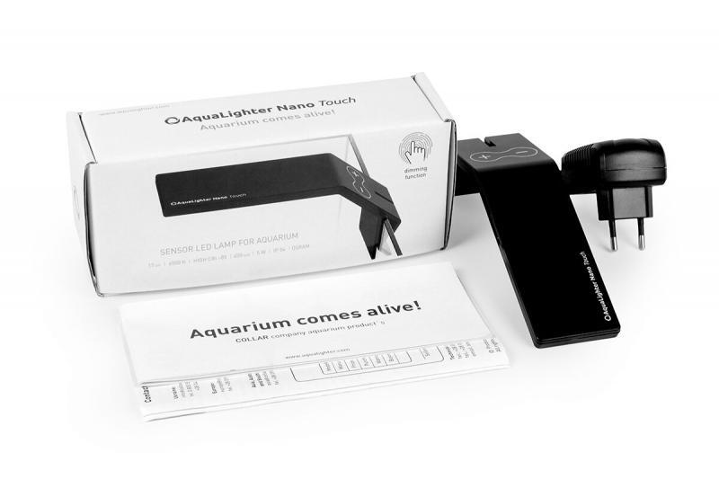 Collar (Коллар) AquaLighter Nano Touch - Сенсорный LED светильник с функцией диммирования для пресноводных аквариумов (17,3х5х8 см) в E-ZOO