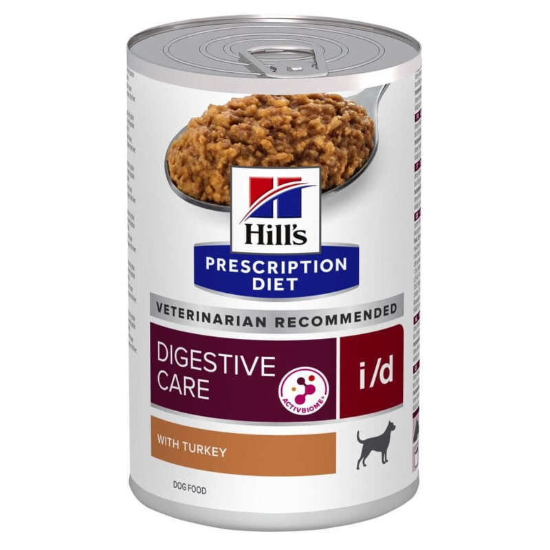 Hill's (Хиллс) Wet PD Canine i/d Digestive Care (ActivBiome+) - Консервированный корм-диета с индейкой для собак при расстройствах пищеварения (360 г) в E-ZOO