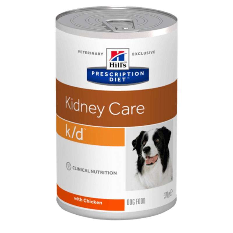 Hill's (Хіллс) Wet PD Canine k/d Digestive Care - Консервована корм-дієта з куркою для собак при нирковій недостатності (370 г) в E-ZOO