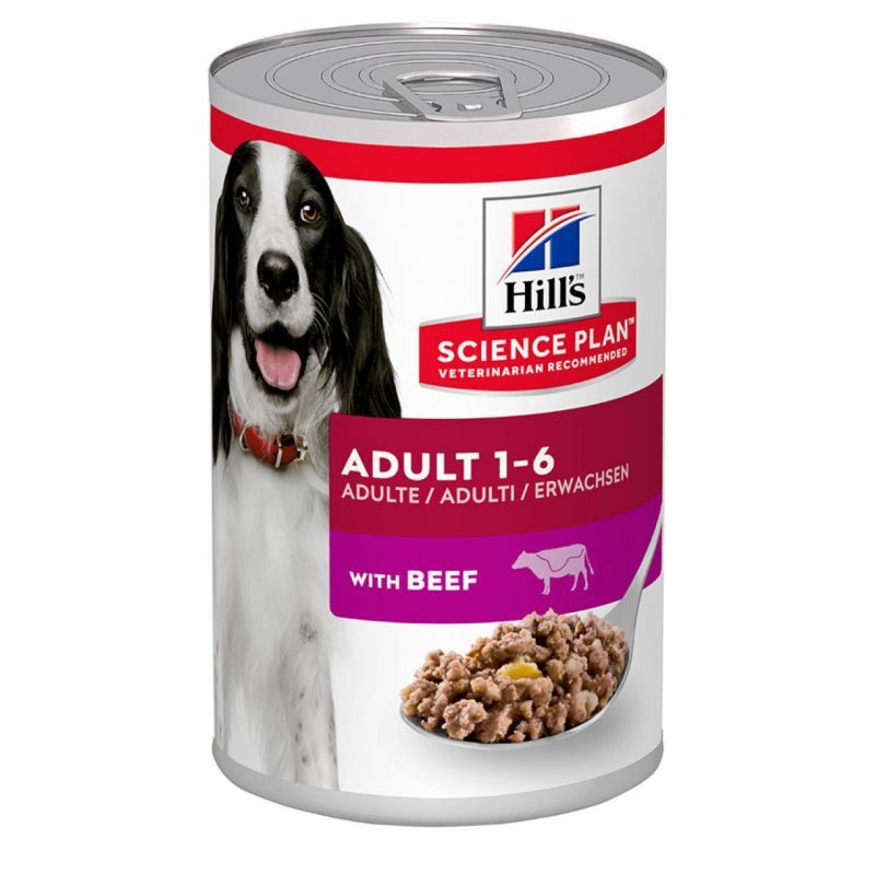 Hill's (Хиллс) Wet SP Canine Adult Beef – Консервированный корм с говядиной для взрослых собак (370 г) в E-ZOO