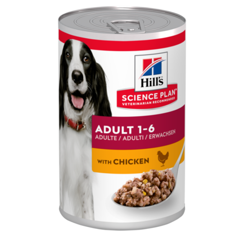 Hill's (Хиллс) Wet SP Canine Adult Chicken – Консервированный корм с курицей для взрослых собак (370 г) в E-ZOO