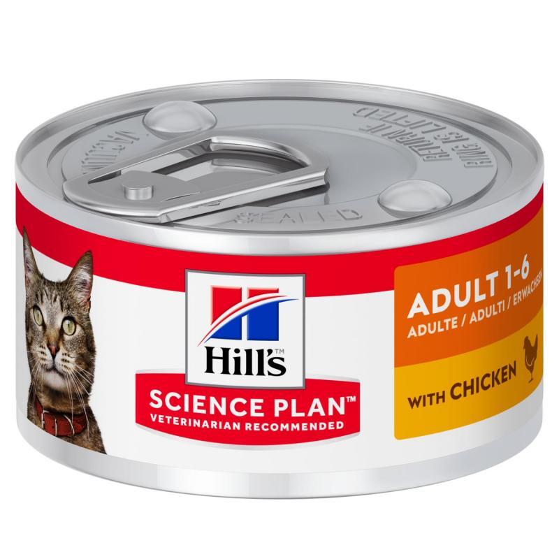 Hill's (Хіллс) Wet SP Feline Adult Chicken - Консервований корм з куркою для дорослих котів (82 г) в E-ZOO