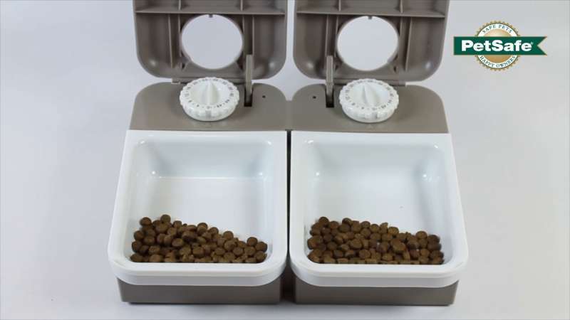 PetSafe (ПетСейф) Eatwell 2 Meal Pet Feeder - Автоматическая кормушка для котов и собак на 2 порции с таймером (2х340 мл) в E-ZOO