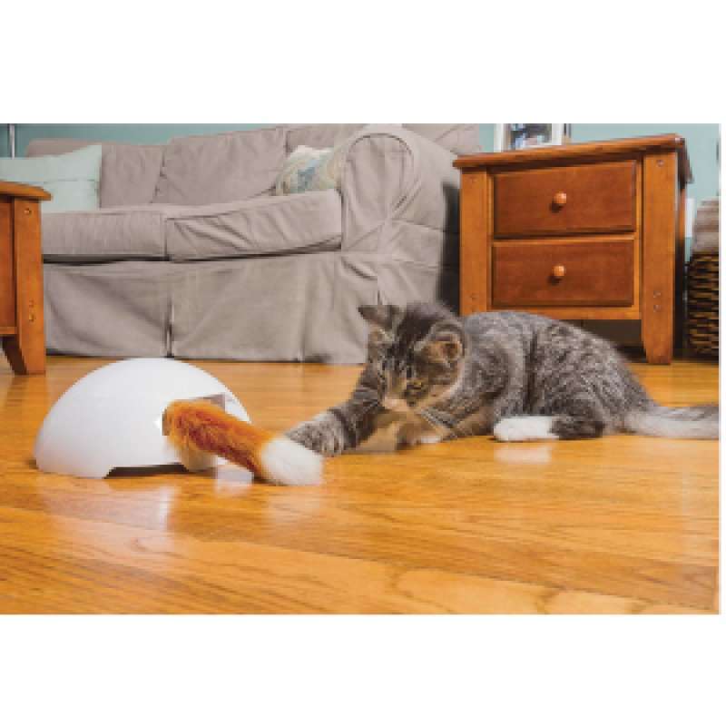 PetSafe (ПетСейф) FroliCat Fox Den - Интерактивная игрушка для котов Лисий Хвост (18,5х18,5х7 см) в E-ZOO