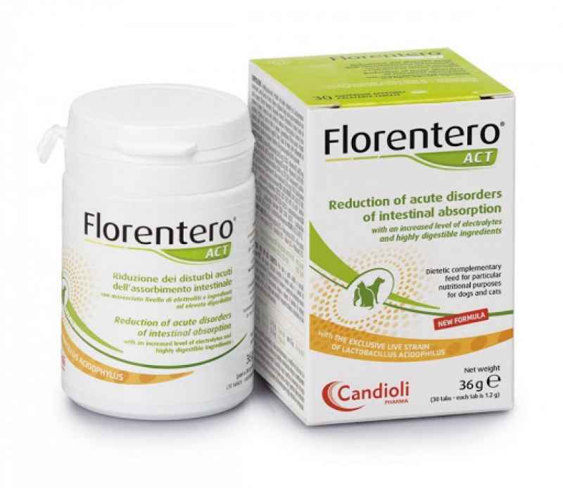 Candioli (Кандиоли) Florentero ACT - Диетическая добавка Флорентеро АКТ для нормализации желудочно-кишечного тракта для собак и кошек (15 мл / паста) в E-ZOO