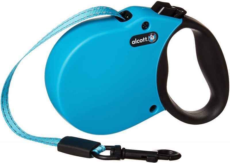 Alcott (Алкотт) Аdventure Retractable Leashes - Повідець-рулетка для собак зі світловідбиваючою ниткою в стрічці (Extra small) в E-ZOO
