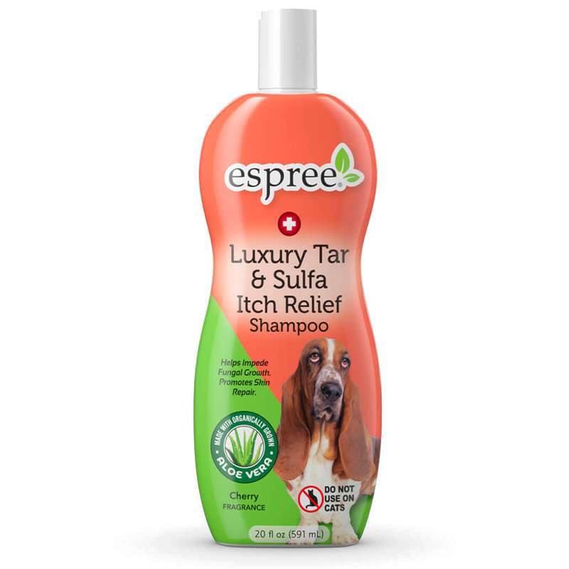 Espree (Еспрі) Luxury Tar & Sulfa Itch Relief Shampoo - Лікувальний шампунь з сіркою від лупи з терапевтичним ефектом для собак (3,79 л) в E-ZOO