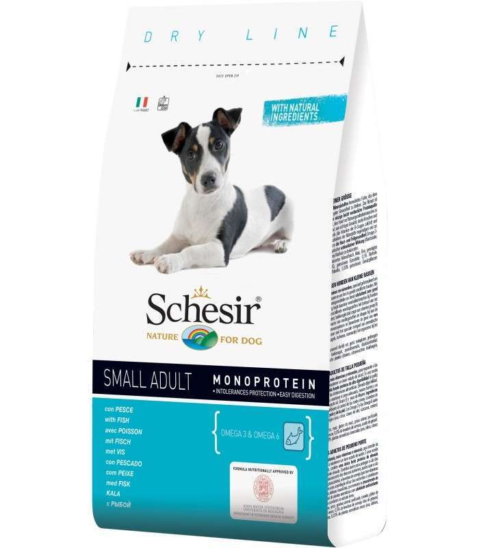 Schesir (Шезір) Dog Small Adult Fish - Сухий монопротеїновий корм з рибою для дорослих собак малих порід (2 кг) в E-ZOO