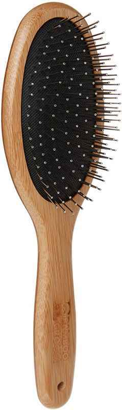 Bamboo Groom (Бэмбу Грум) Oval Pin Brush - Односторонняя овальная щетка для домашних животных (Large) в E-ZOO