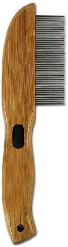 Bamboo Groom (Бэмбу Грум) Rotating Pin Comb 41 - Расческа с 41 закругленным вращающимся зубом для длинношерстных животных (41 зуб) в E-ZOO