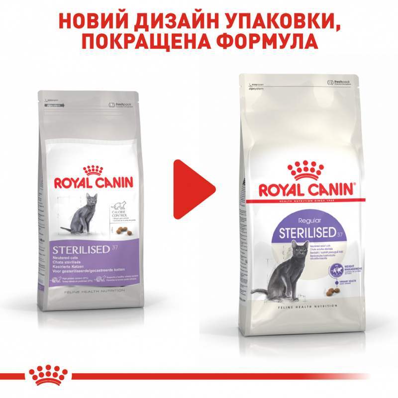 Royal Canin (Роял Канин) Sterilised - Сухой корм с птицей для котов и кошек после стерилизации - Фото 8