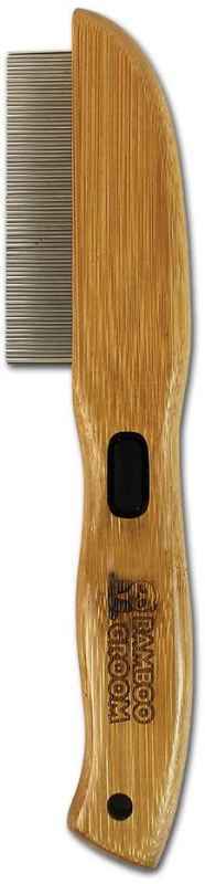 Bamboo Groom (Бэмбу Грум) Flea Comb 77 - Расческа от блох с 77 закругленным вращающимся зубом для собак и кошек (77 зубцов) в E-ZOO