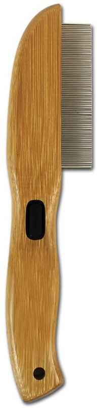Bamboo Groom (Бэмбу Грум) Flea Comb 77 - Расческа от блох с 77 закругленным вращающимся зубом для собак и кошек (77 зубцов) в E-ZOO