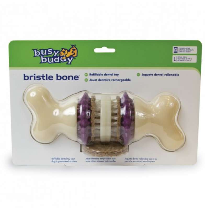 Premier (Премиер) Bristle Bone - Суперпрочная игрушка - лакомство для собак в виде косточки (M) в E-ZOO