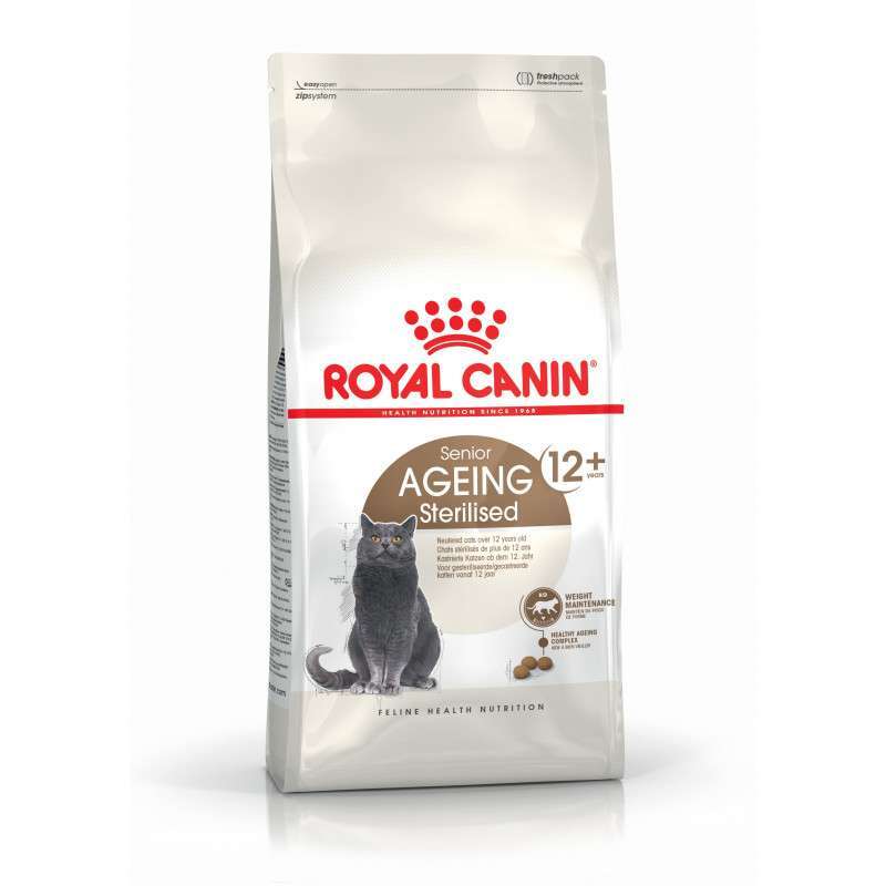 Royal Canin (Роял Канин) Sterilised 12+ - Сухой корм с птицей для стерилизованных котов и кошек старше 12 лет