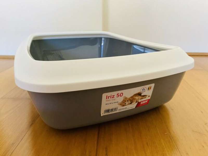 Savic (Савик) Iriz Cat Litter Tray - Лоток туалет с бортиком для котов (42х31х12,5 см) в E-ZOO