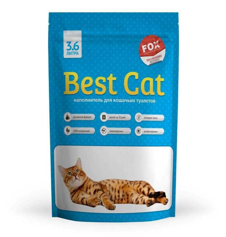 Best Cat (Бест Кэт) Blue Mint - Наполнитель силикагелевый для кошачьего туалета (15 л) в E-ZOO