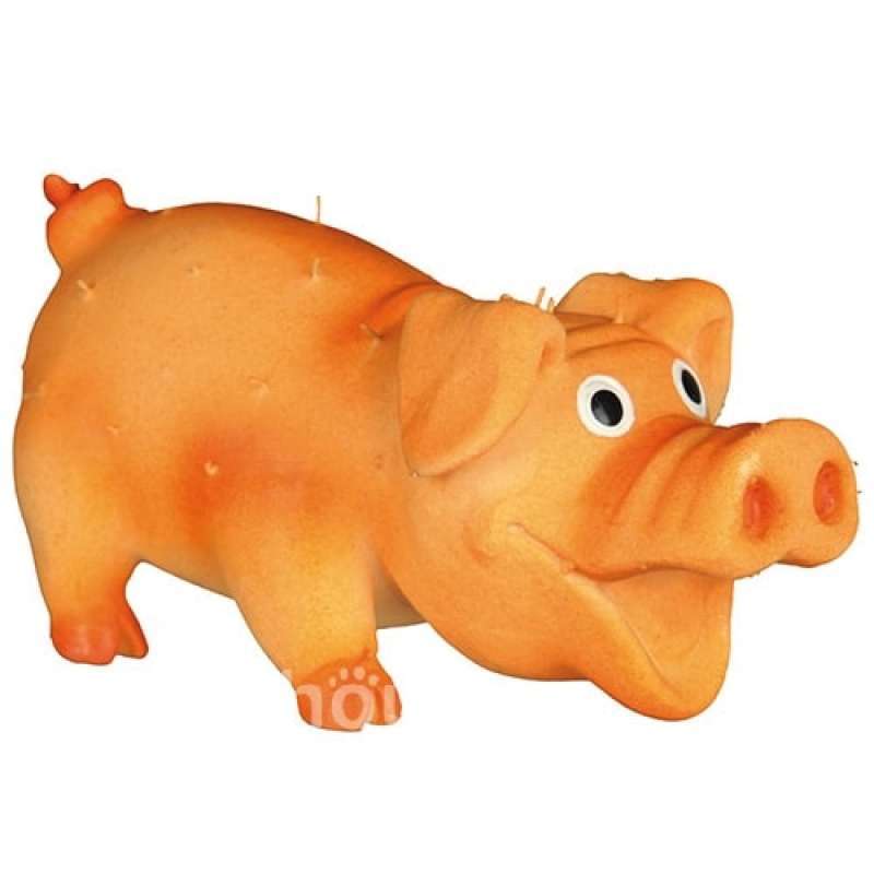 Trixie (Тріксі) Bristle Pig - Іграшка Свинка з щетиною для собак, з пищалкою (21 см) в E-ZOO