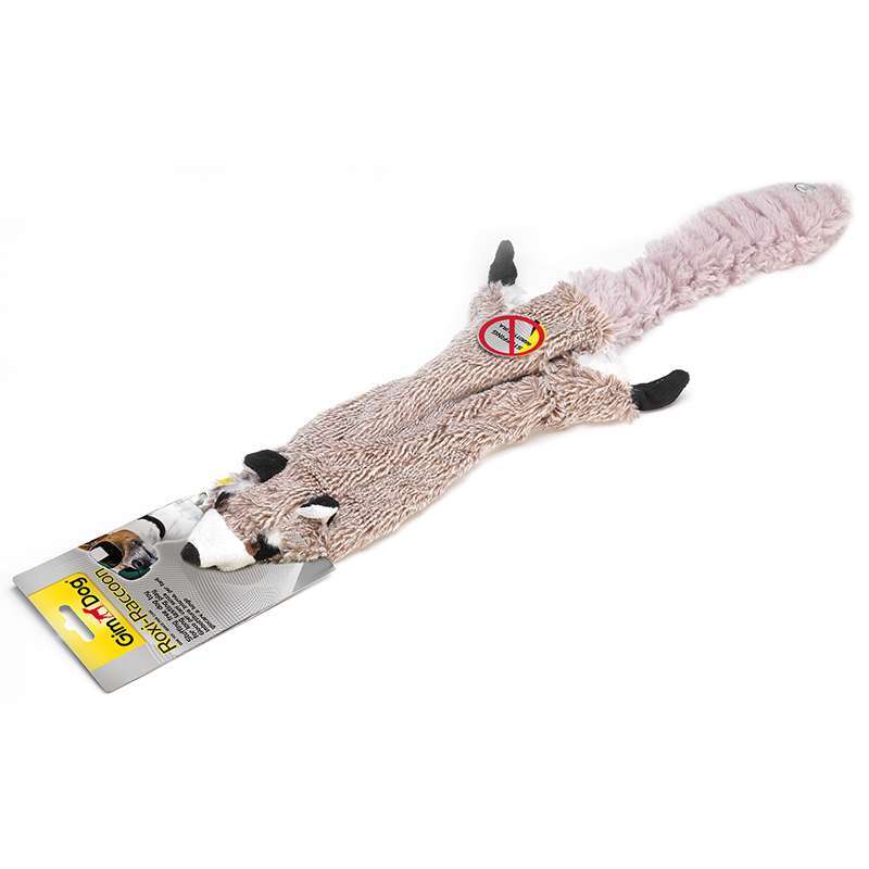 GimDog (ДжимДог) Roxi-Raccoon - Мягкая игрушка Енот для собак (35х10х4 см) в E-ZOO