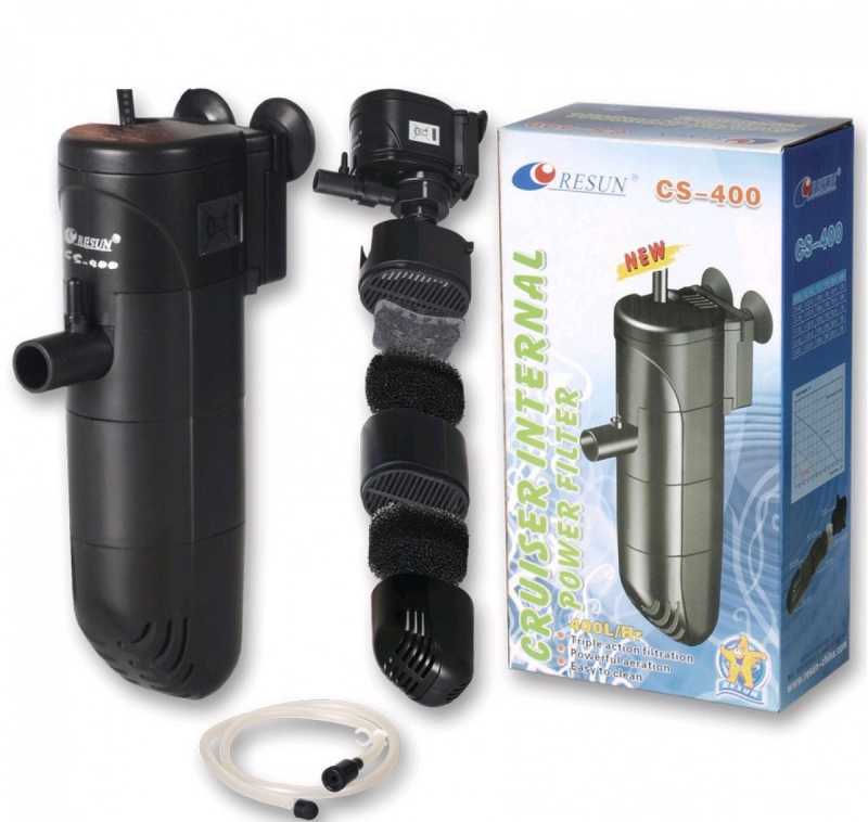 Resun (Ресан) CS-400 - Внутренний фильтр для аквариума объемом до 100 л (CS-400) в E-ZOO