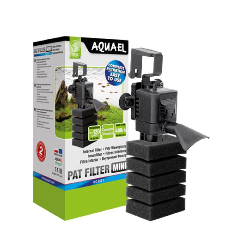 AquaEl (АкваЭль) Filter Pat-mini - Миниатюрный турбинный фильтр для пресноводных аквариумов объемом 10-120 л (Pat- mini) в E-ZOO