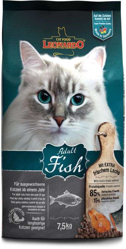 Leonardo (Леонардо) Adult Fish - Сухой корм с рыбой для котов (2 кг) в E-ZOO