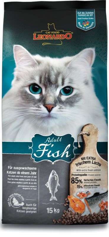 Leonardo (Леонардо) Adult Fish - Сухий корм з рибою для котів (2 кг) в E-ZOO