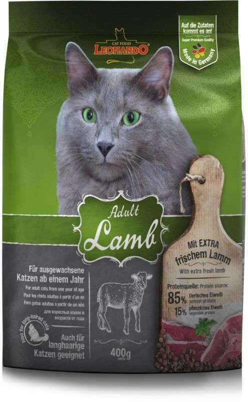 Leonardo (Леонардо) Adult Lamb - Сухий корм з ягням для котів (7,5 кг) в E-ZOO