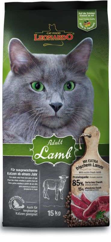 Leonardo (Леонардо) Adult Lamb - Сухой корм с ягненком для котов (7,5 кг) в E-ZOO