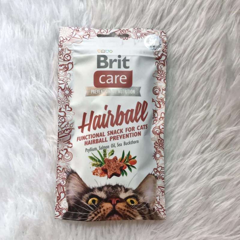 Brit Care (Брит Кеа) Cat Functional Snack Hairball – Функциональное лакомство для выведения шерсти из желудка с уткой для взрослых кошек (50 г) в E-ZOO