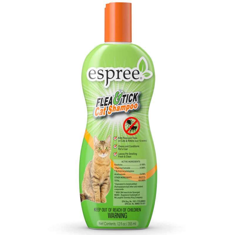 Espree (Эспри) Flea & Tick Cat Shampoo - Репеллентный шампунь для котов (355 мл) в E-ZOO
