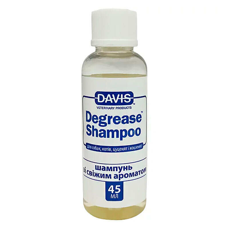 Davis (Дэвис) Degrease Shampoo - Обезжиривающий шампунь для собак и котов (45 мл) в E-ZOO