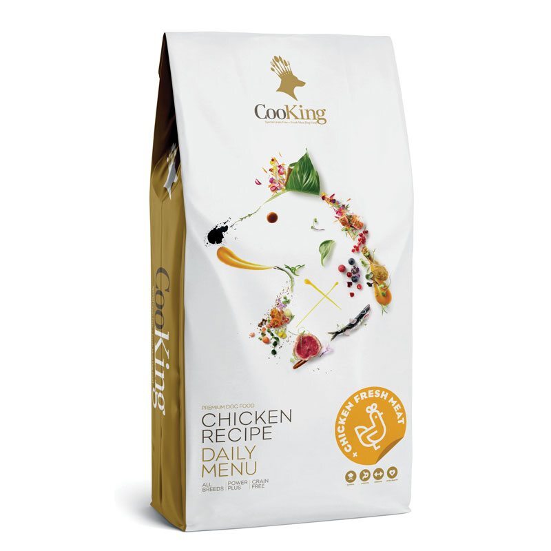 CooKing (КуКін) Dog Adult Chicken - Cухий корм зі свіжим м'ясом курки для дорослих собак (2 кг) в E-ZOO