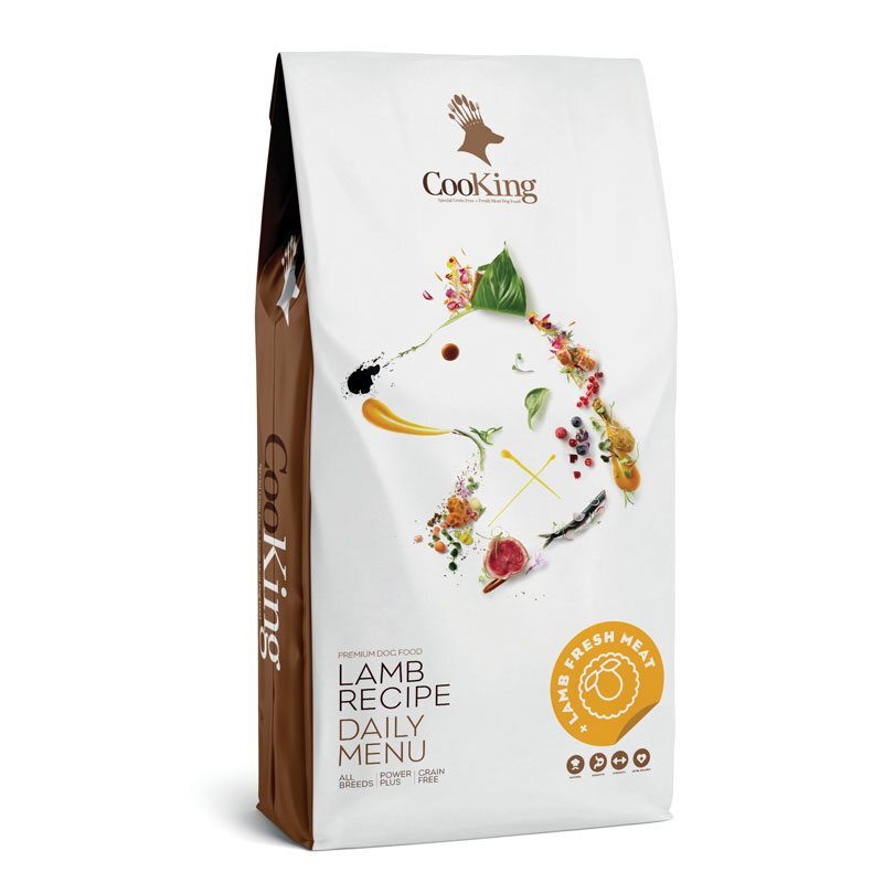 CooKing (КуКин) Dog Adult Lamb Recipe - Cухой корм со свежим мясом ягненка для взрослых собак (2 кг) в E-ZOO