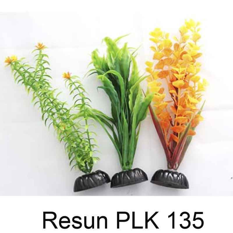 Resun (Ресан) PLK - Набір з 3-х акваріумних рослин із пластику (PLK-135) в E-ZOO