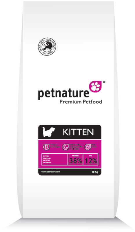 PetNature (ПэтНейче) KITTEN - Сухой корм с курицей для котят (2 кг) в E-ZOO