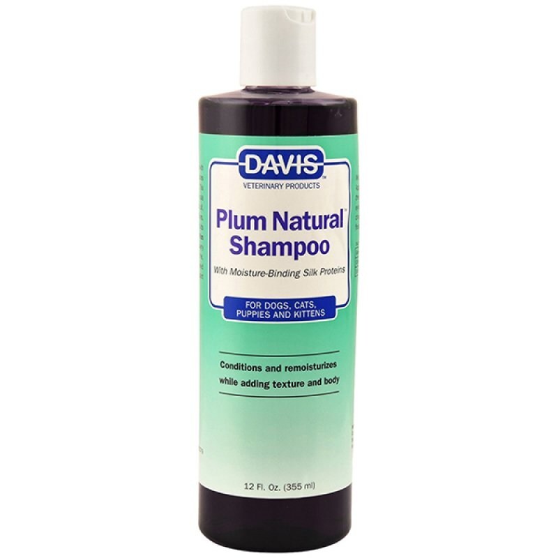 Davis (Дэвис) Plum Natural Shampoo - Шампунь-концентрат с протеинами шелка с натуральной сливой для собак и котов (355 мл) в E-ZOO