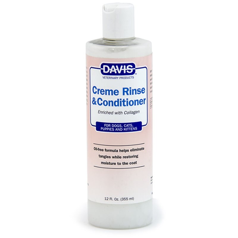 Davis (Дэвис) Creme Rinse & Conditioner - Ополаскиватель и кондиционер с коллагеном в виде концентрата для собак и котов (355 мл) в E-ZOO