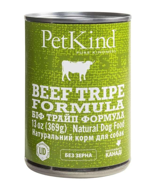 PetKind (ПетКайнд) Beef Tripe Formula - Консервований корм з яловичиною і рубцем для собак всіх порід і вікових груп (паштет) (369 г) в E-ZOO