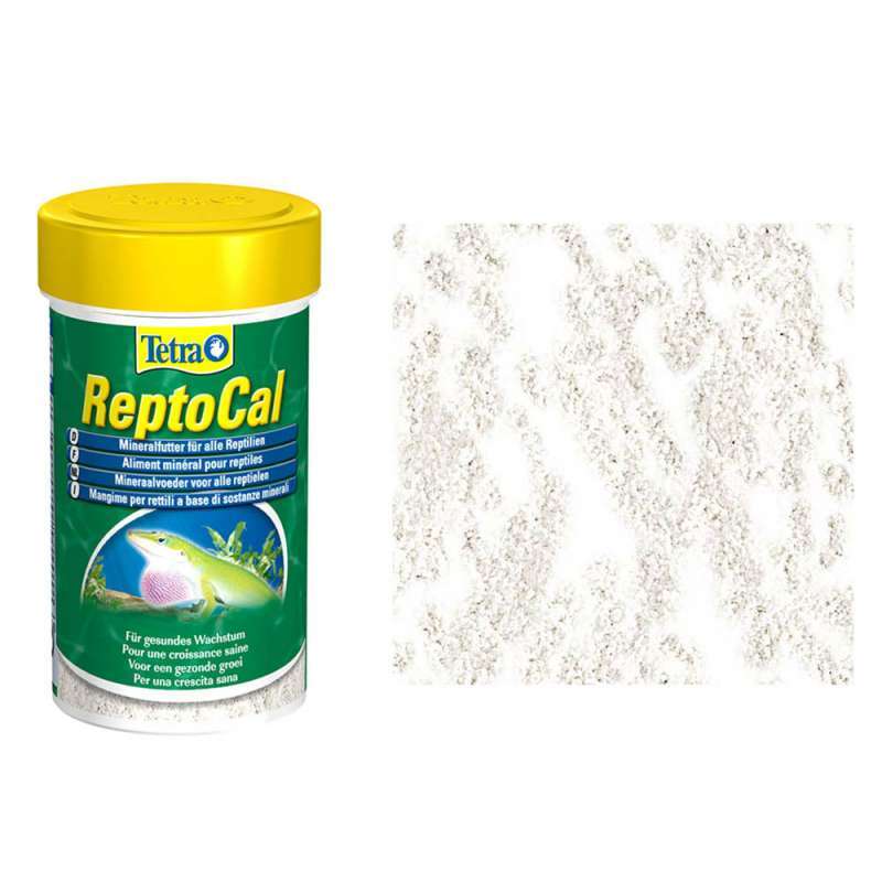 Tetra (Тетра) ReptoCal - Повноцінний мінеральний корм для всіх рептилій у вигляді порошку (100 мл) в E-ZOO