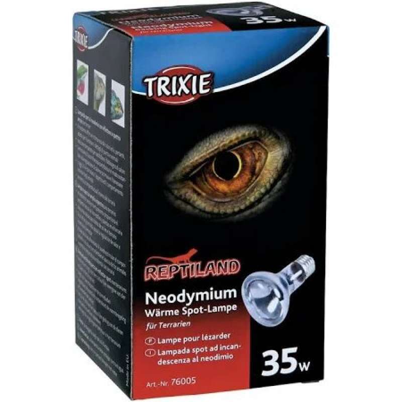 Trixie (Тріксі) Reptiland Neodumium - Рефлекторна лампа розжарювання з покриттям з неодініума для тераріумів (35 W) в E-ZOO