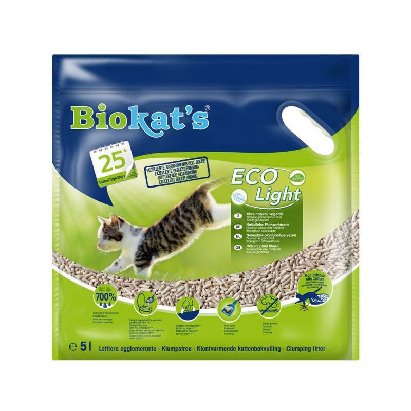 Biokat's (Бiокетс) ECO Light - Наповнювач Тофу, що утворює грудочки для котячого туалету (5 л) в E-ZOO