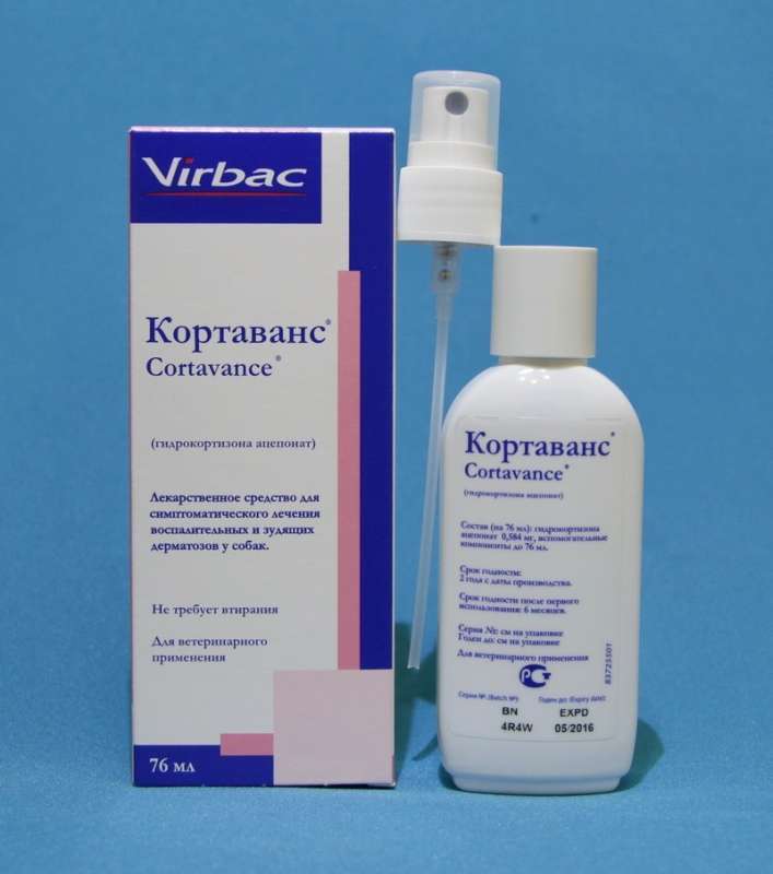 Virbac (Вірбак) Cortavance - Спрей Кортаванс для лікування дерматозів у собак (76 мл) в E-ZOO