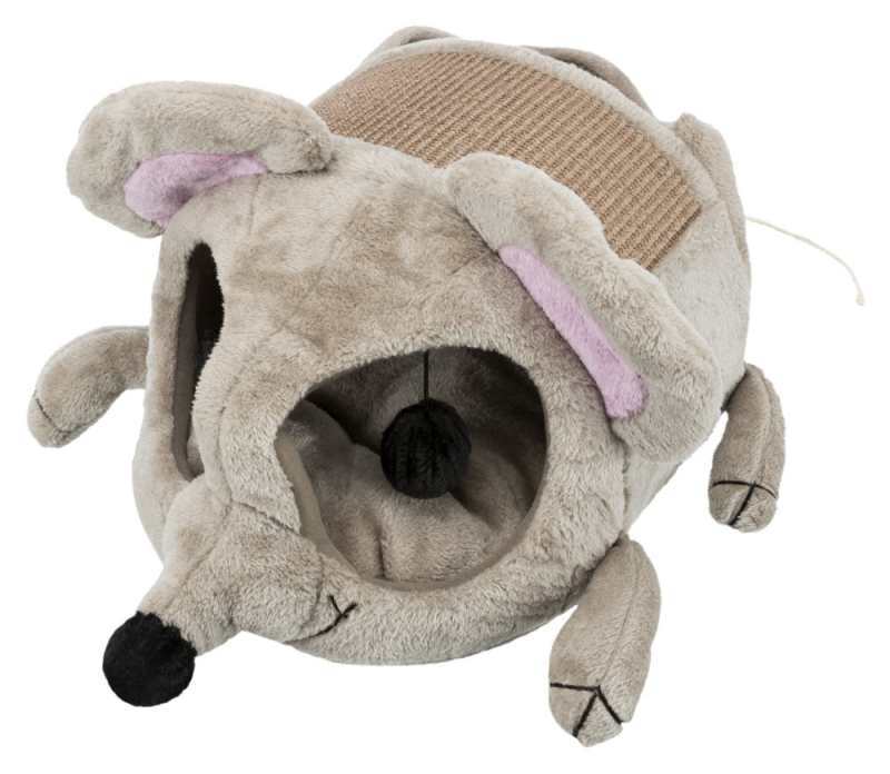 Trixie (Тріксі) Lukas Cuddly Cave - Плюшевий будиночок-лежак з дряпкою для кішок (35х33х65 см) в E-ZOO