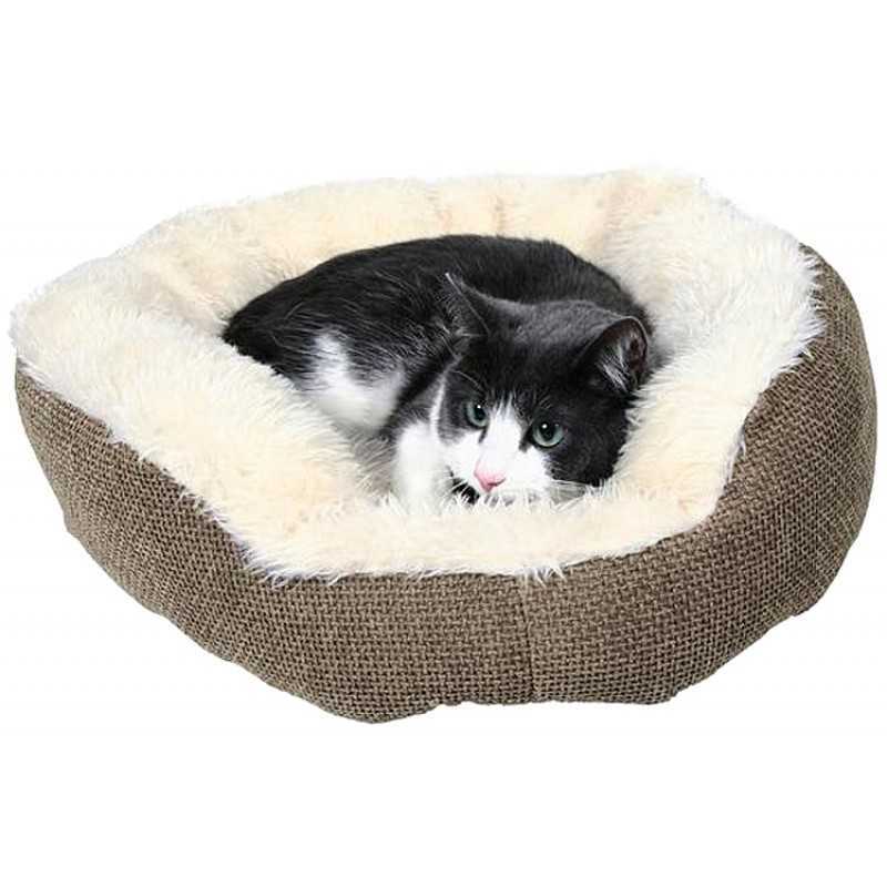 Trixie (Тріксі) Yuma Bed - Круглий лежак з хутра для котів і собак малих порід (45 см) в E-ZOO