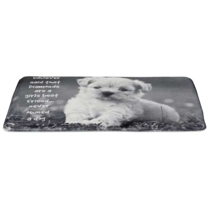 Trixie (Тріксі) Baily Lying Mat - Плюшевий килимок з малюнком цуценя для собак (60х40 см) в E-ZOO